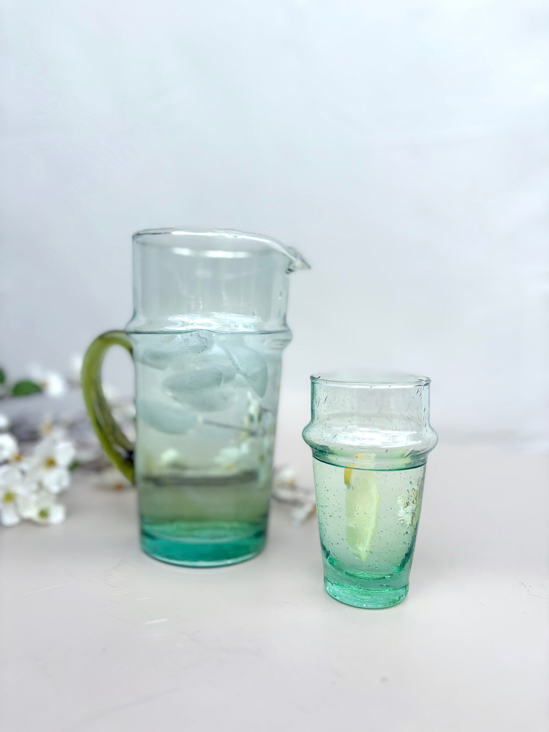 Azalaï Recycled Glass Pitcher