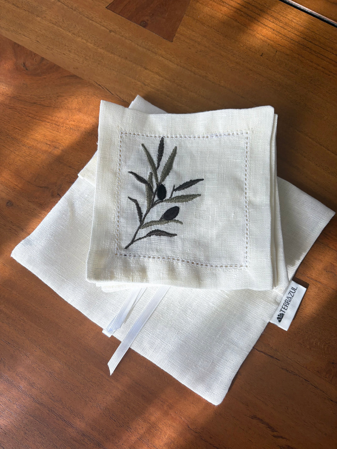 Linen Cocktail Napkins – Set of 12