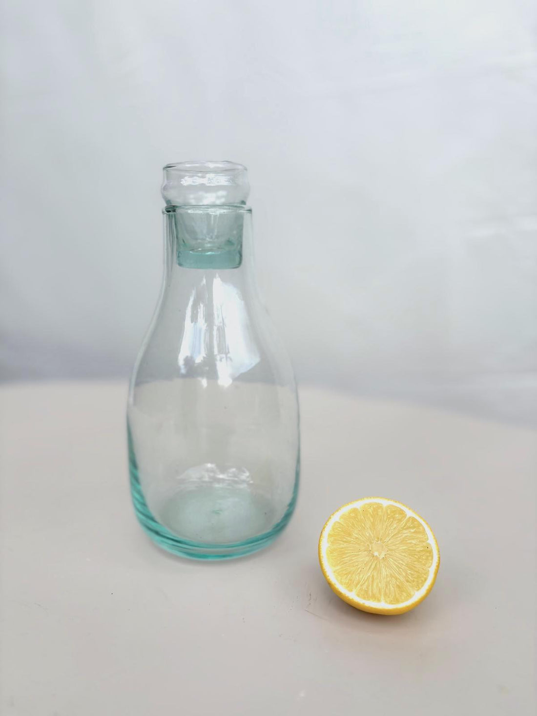 Calebasse Carafe – Mouth-Blown Recycled Glass