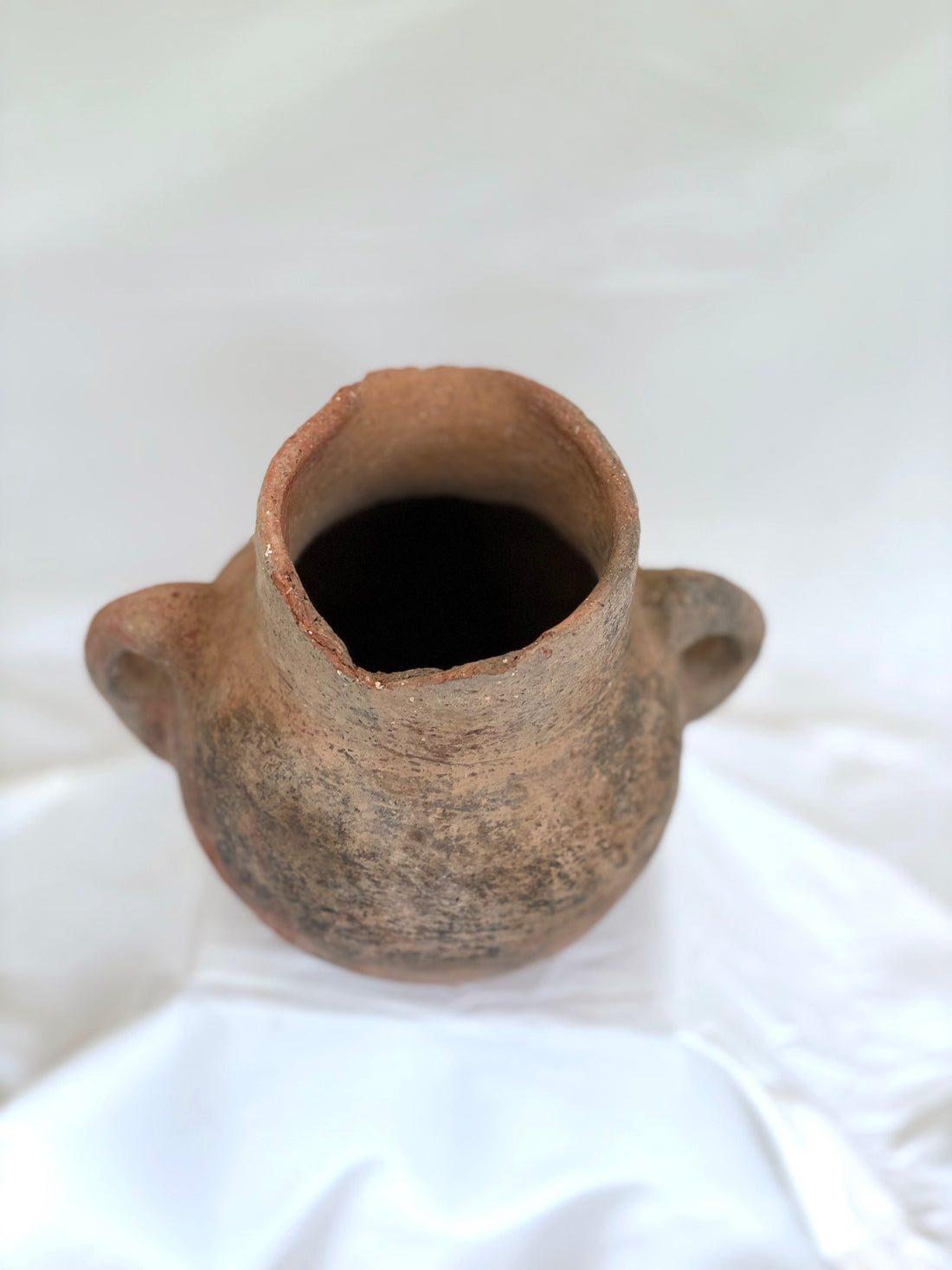 Nahla Jar – 2 Handles Small Vintage Moroccan Terracotta Jar