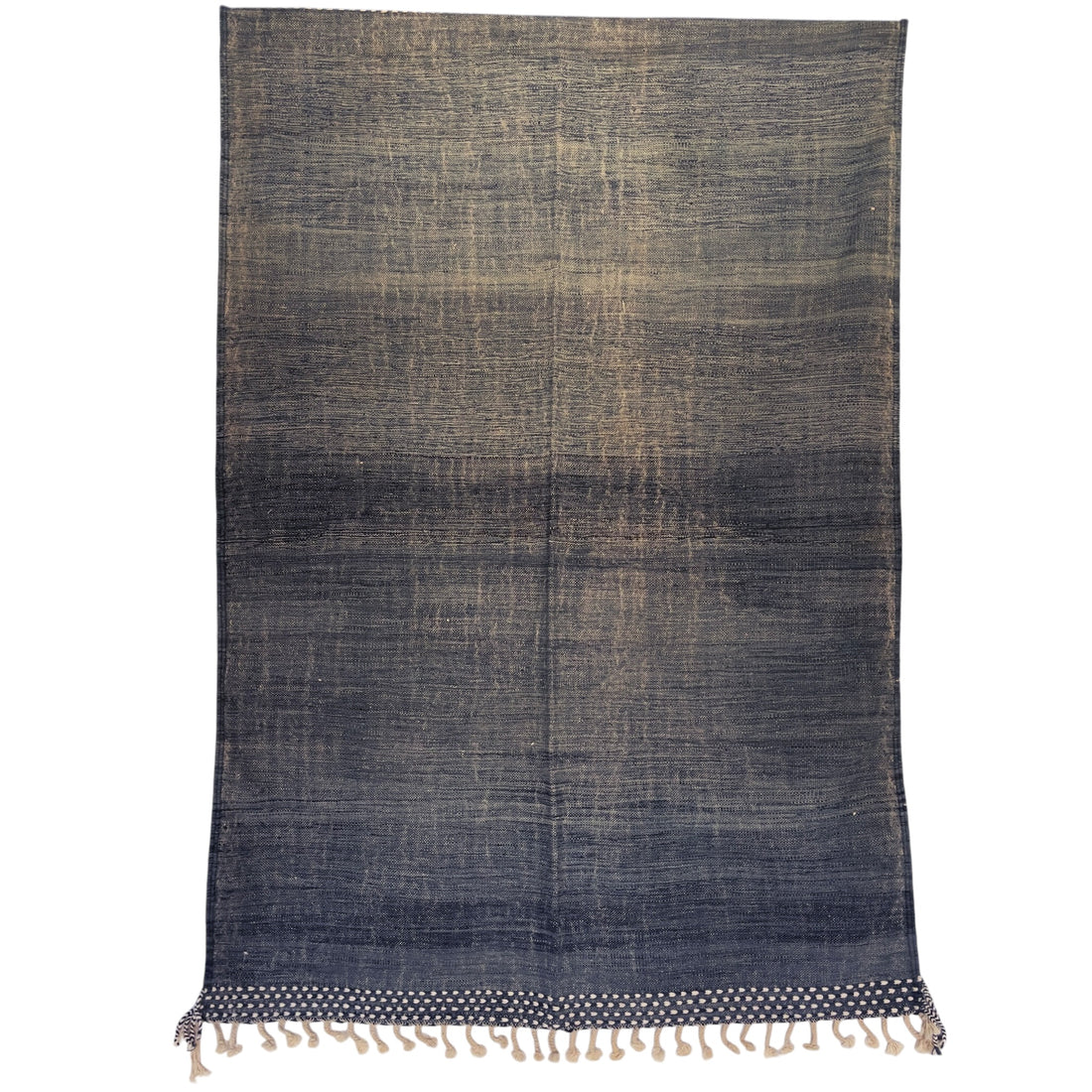 Blue Horizon - Kilim Handwoven Moroccan Flat-Weave Rug