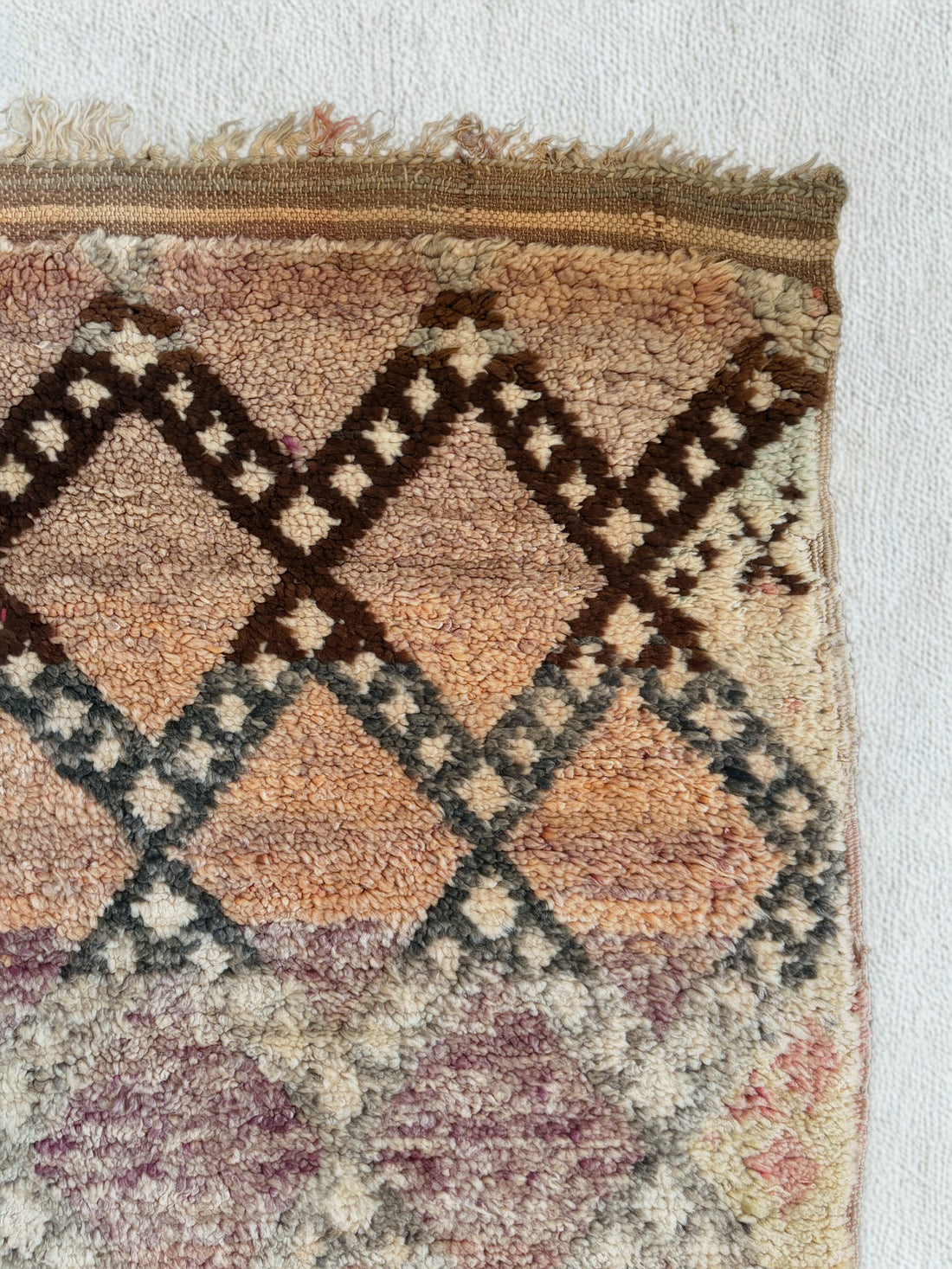 Ember Vintage Moroccan Rug – Handwoven Wool with Natural Dyes