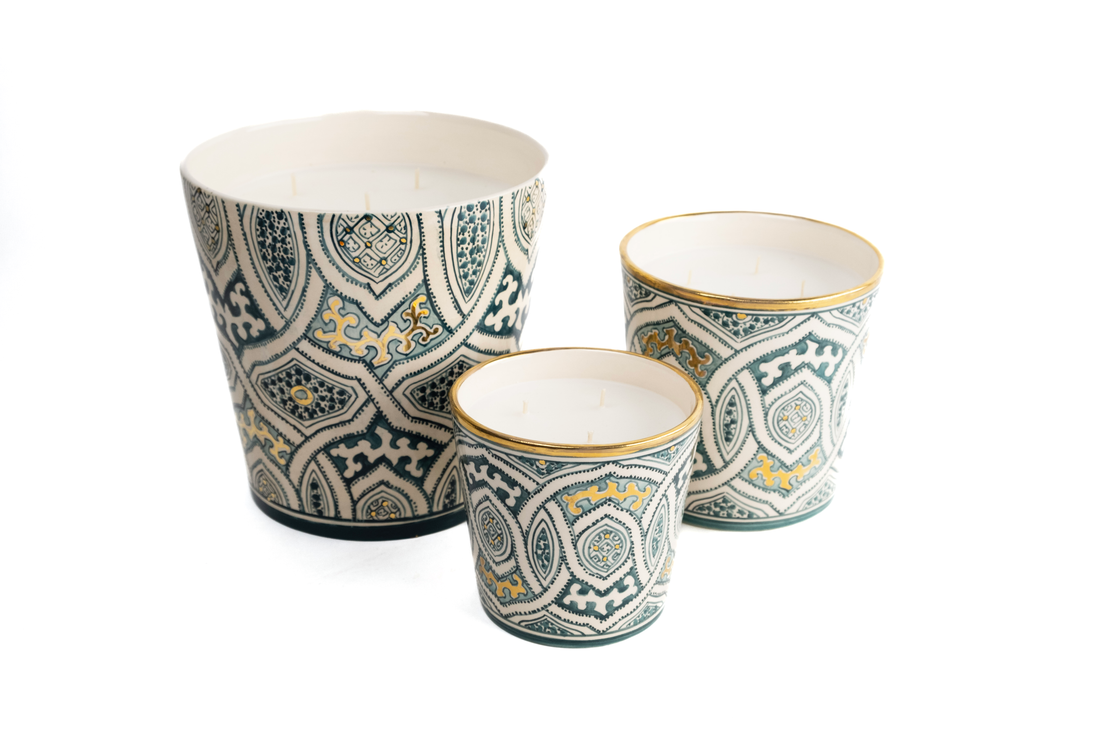 Andalou Candle – Limited Edition Hand-Painted Vessel